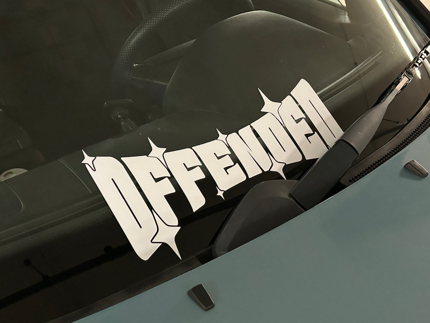 "offended" star banner