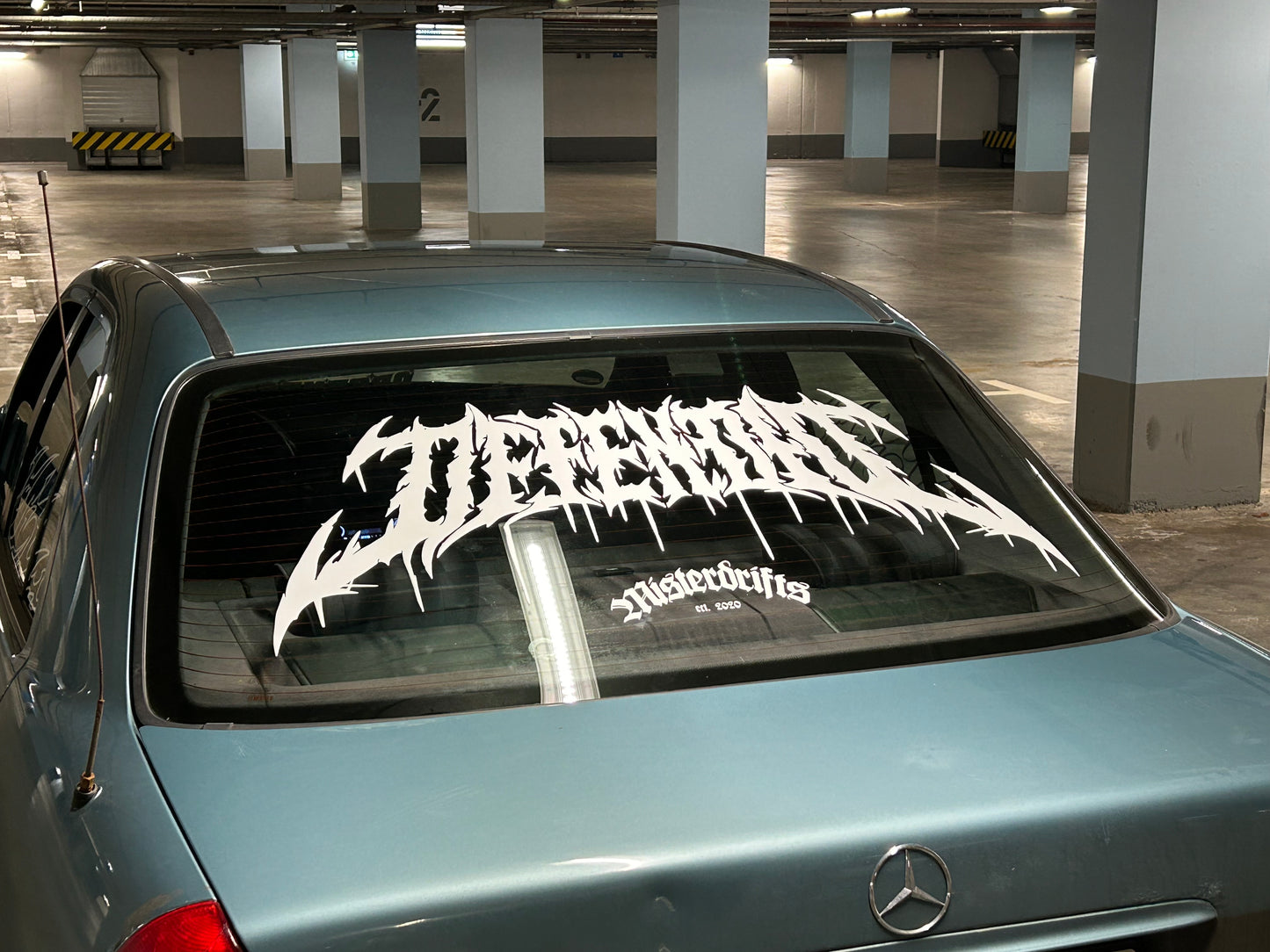 "offended" heavy metal style banner