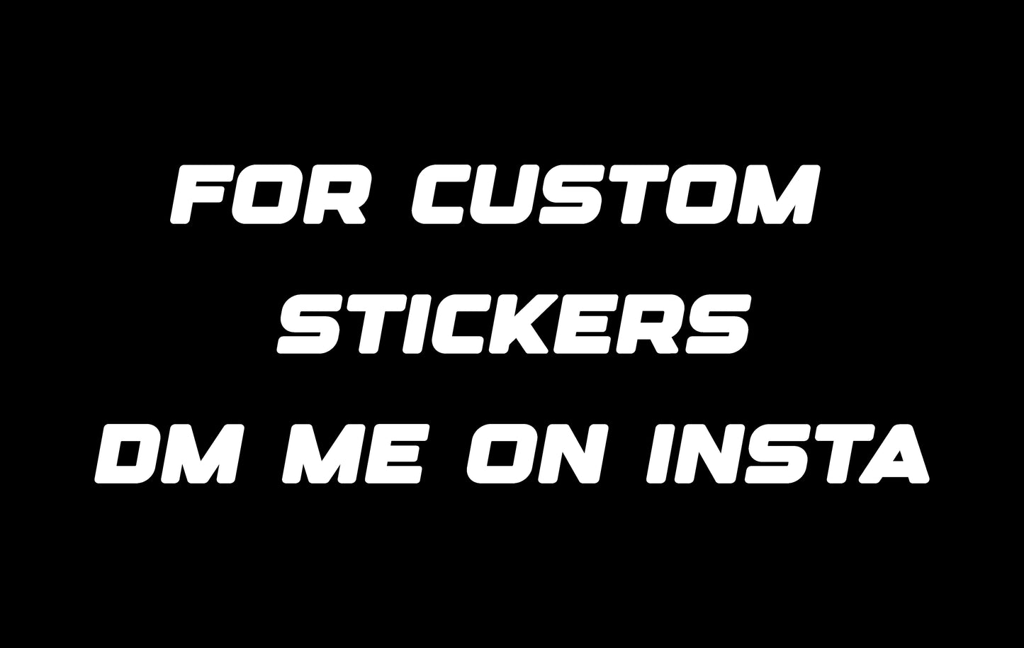 custom sticker/custom size/special requests