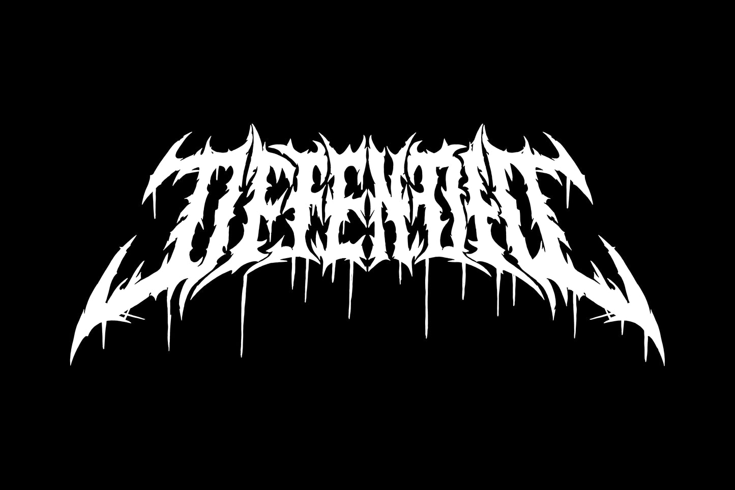 "offended" heavy metal style banner