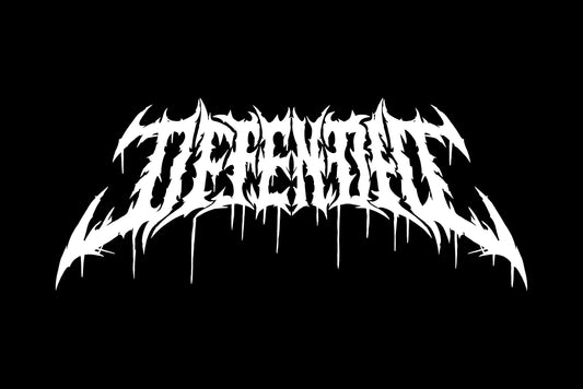 "offended" heavy metal style banner